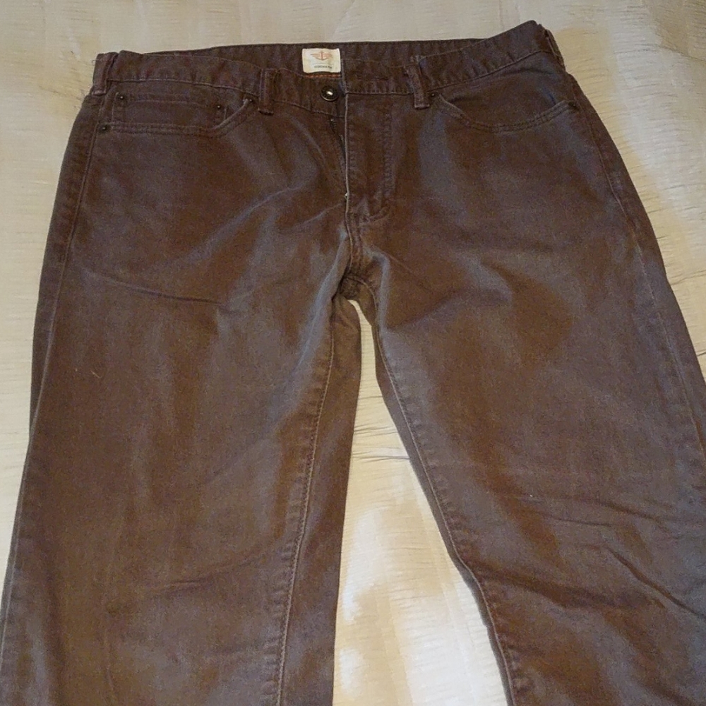 Dockers Straight Fit Mens Vintage Brown 32 × 34
